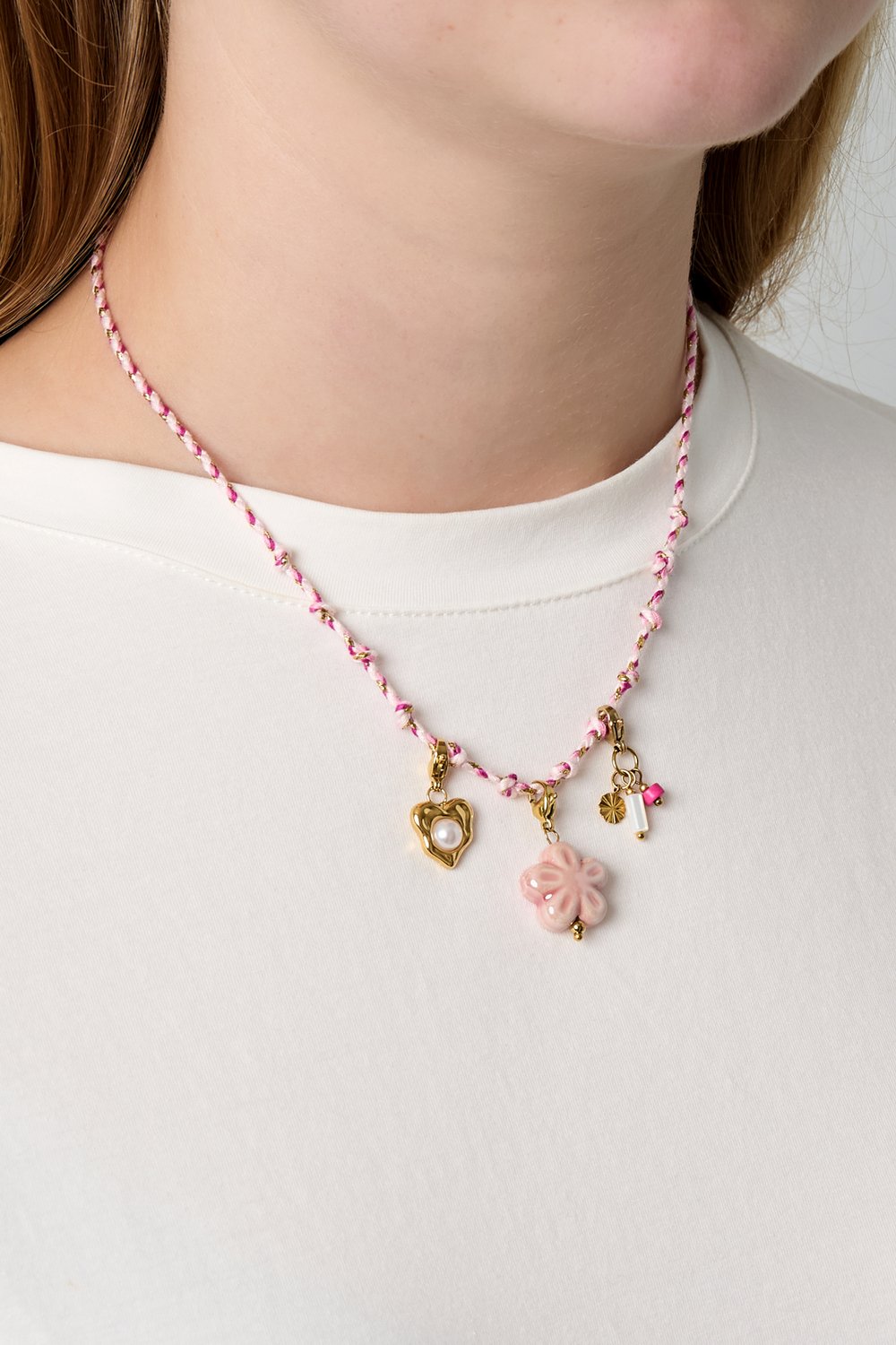 Cotton Chain Necklaces mixed color Casual Daily h5Picture2